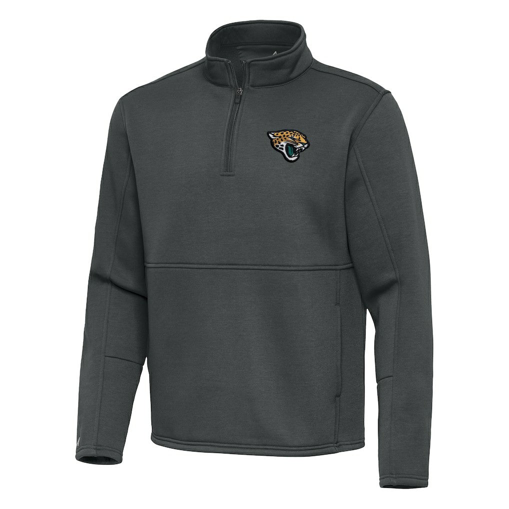 Antigua Twist Quarter-Zip Pullover Jacket - Jacksonville Jaguars Pullover