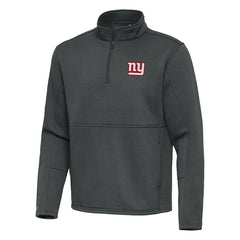 Antigua Twist Quarter-Zip Pullover Jacket - New York Giants Pullover