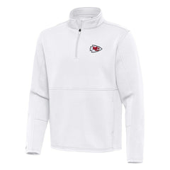 Antigua Twist Quarter-Zip Pullover Jacket - Kansas City Chiefs Pullover
