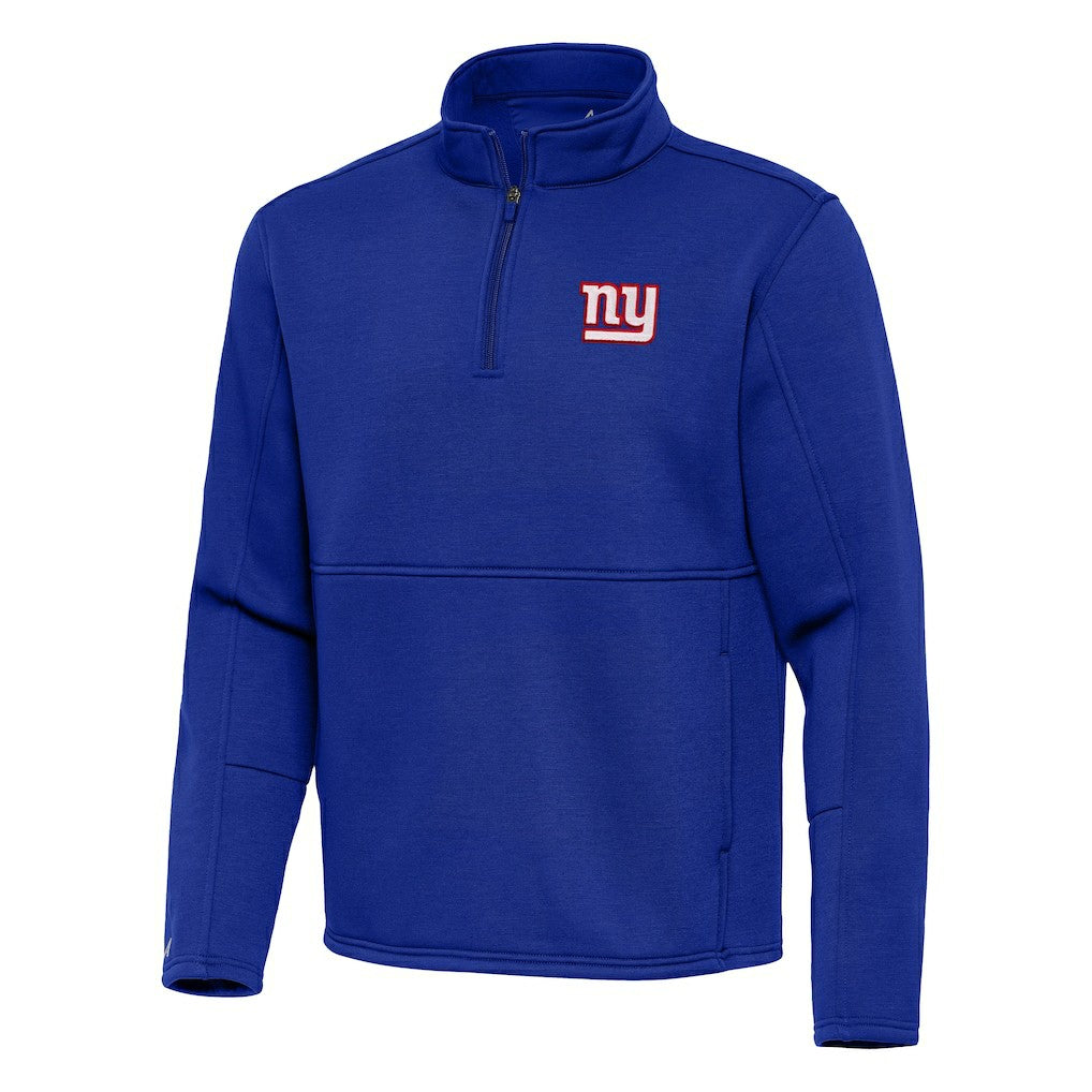 Antigua Twist Quarter-Zip Pullover Jacket - New York Giants Pullover