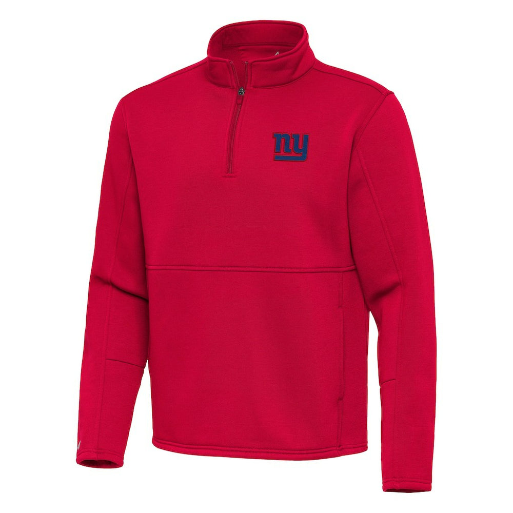 Antigua Twist Quarter-Zip Pullover Jacket - New York Giants Pullover