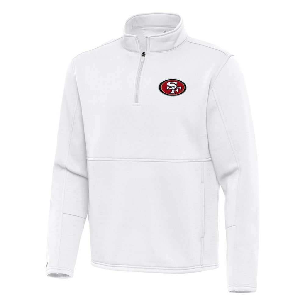 Antigua Twist Quarter-Zip Pullover Jacket - San Francisco 49ers Pullover