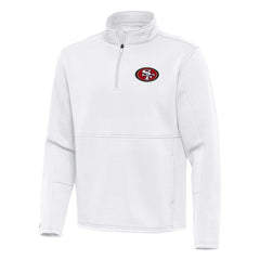 Antigua Twist Quarter-Zip Pullover Jacket - San Francisco 49ers Pullover
