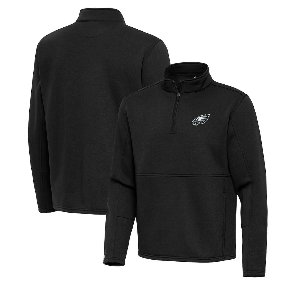 Antigua Twist Quarter-Zip Pullover Jacket - Philadelphia Eagles Pullover