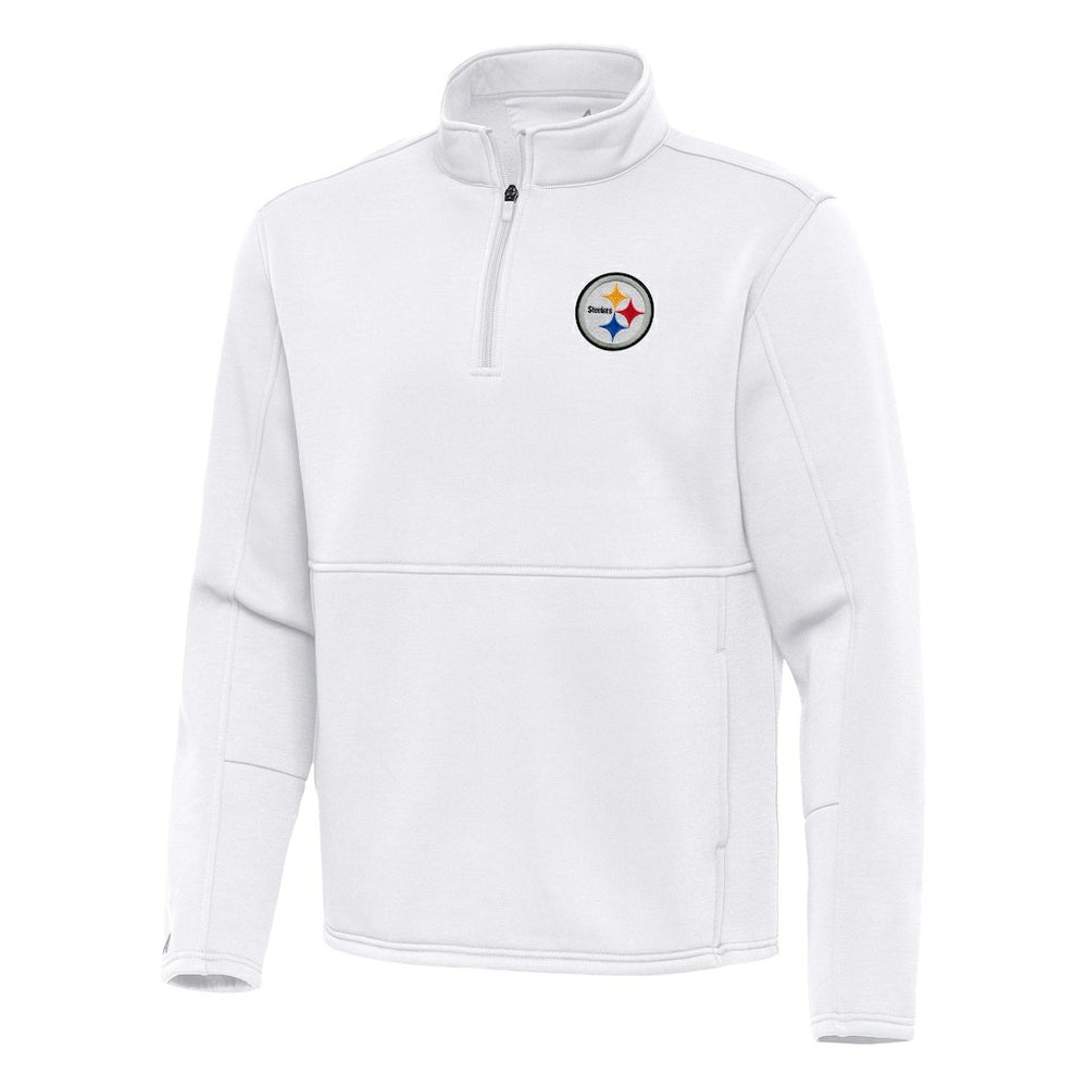 Antigua Twist Quarter-Zip Pullover Jacket - Pittsburgh Steelers Pullover