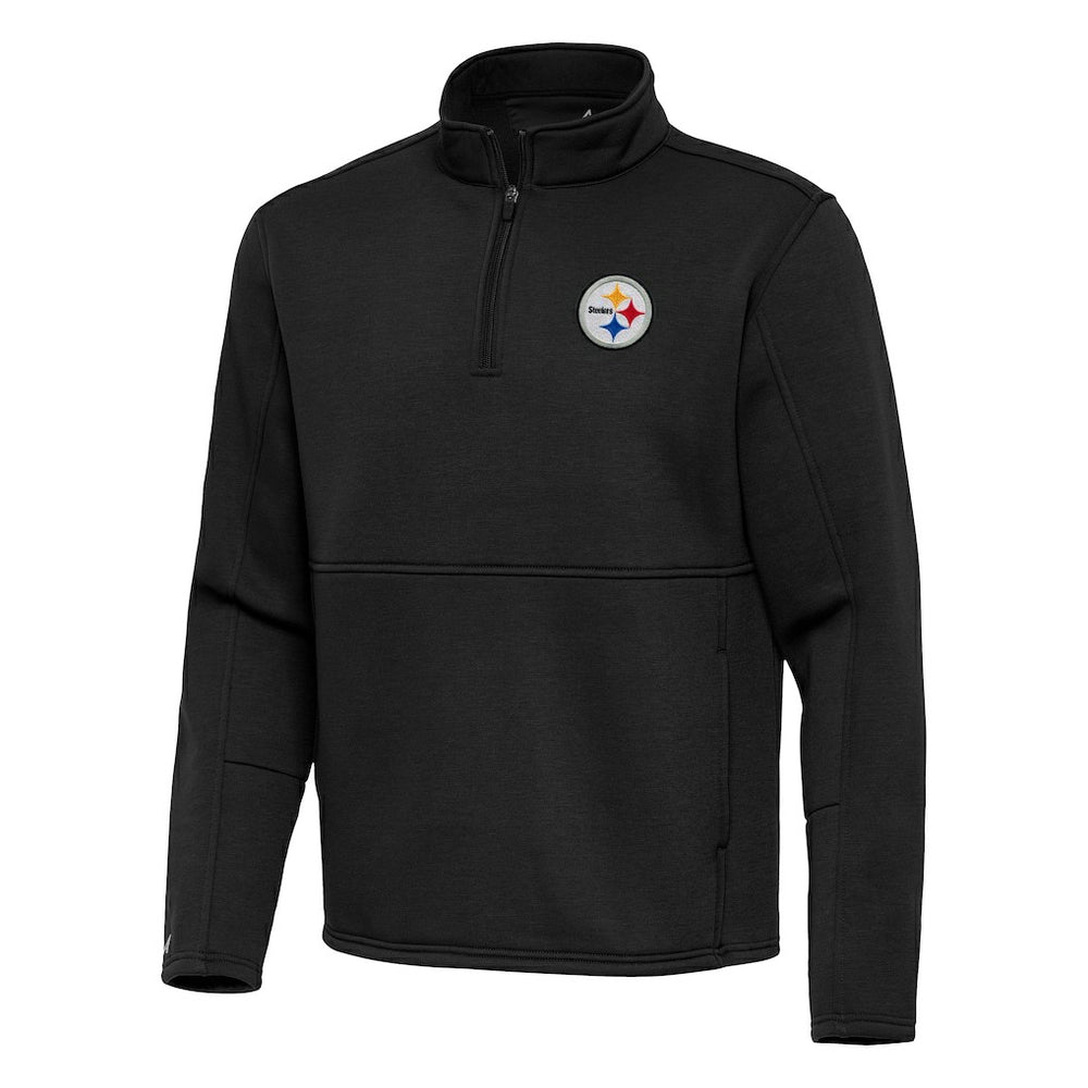 Antigua Twist Quarter-Zip Pullover Jacket - Pittsburgh Steelers Pullover