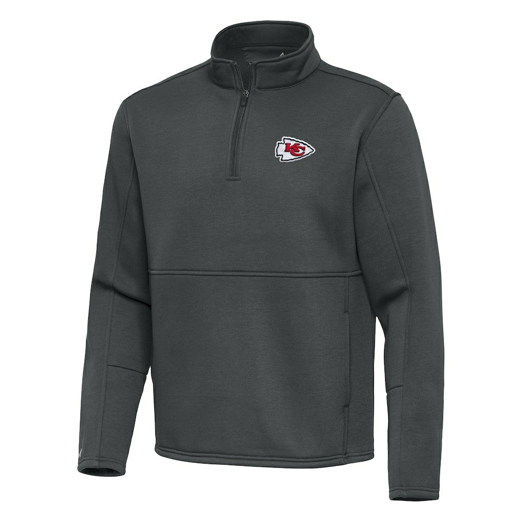 Antigua Twist Quarter-Zip Pullover Jacket - Kansas City Chiefs Pullover