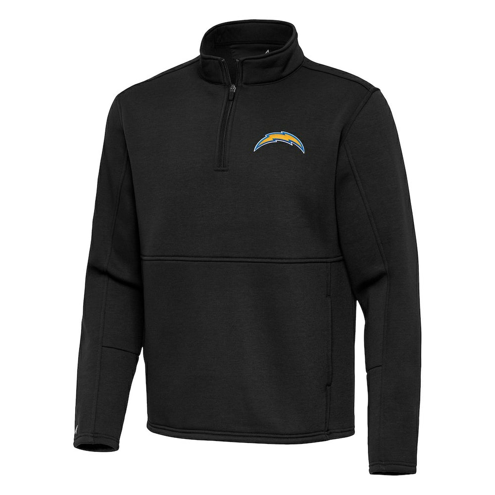 Antigua Twist Quarter-Zip Pullover Jacket - Los Angeles Chargers Pullover