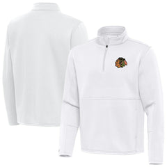 NHL Chicago Blackhawks Antigua Twist Quarter-Zip Pullover Jacket