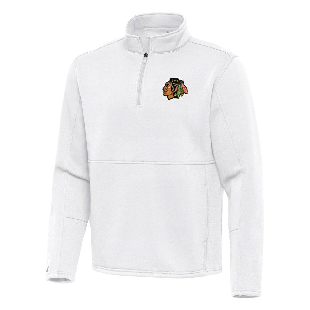 NHL Chicago Blackhawks Antigua Twist Quarter-Zip Pullover Jacket