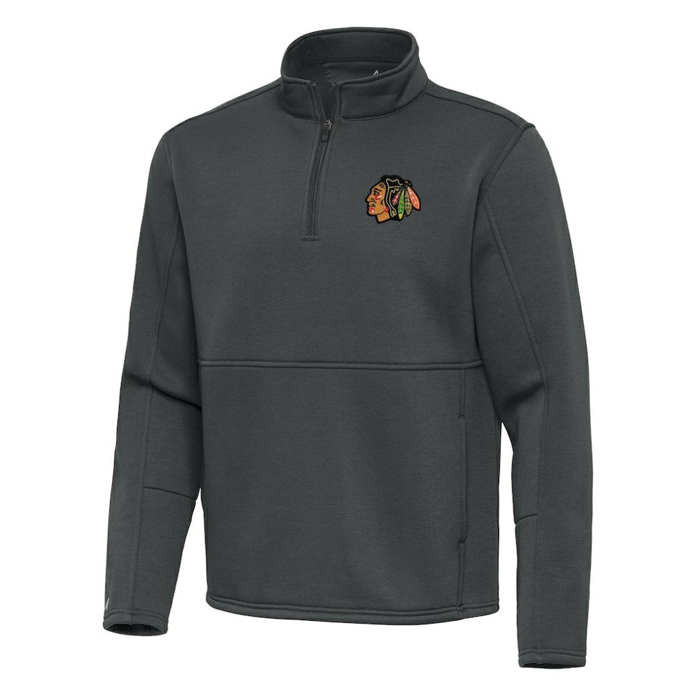 NHL Chicago Blackhawks Antigua Twist Quarter-Zip Pullover Jacket