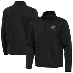 NHL Columbus Blue Jackets Antigua Twist Quarter-Zip Pullover Jacket