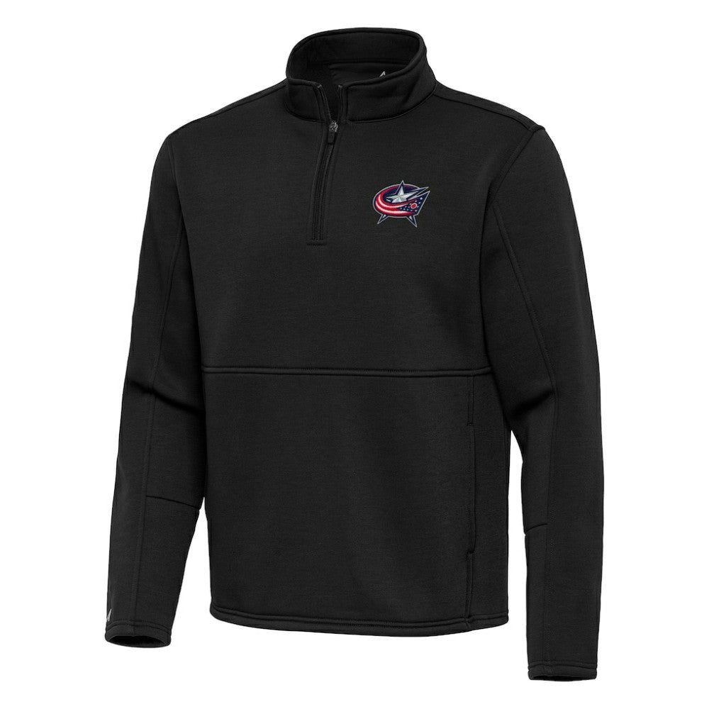 NHL Columbus Blue Jackets Antigua Twist Quarter-Zip Pullover Jacket