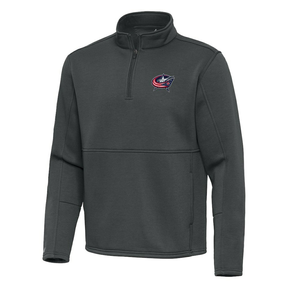 NHL Columbus Blue Jackets Antigua Twist Quarter-Zip Pullover Jacket