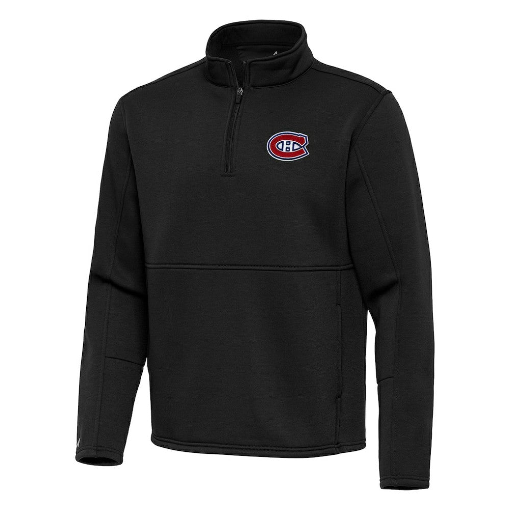 NHL Montreal Canadiens Antigua Twist Quarter-Zip Pullover Jacket