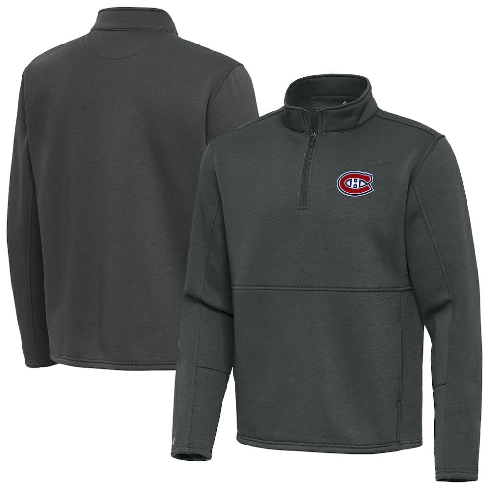 NHL Montreal Canadiens Antigua Twist Quarter-Zip Pullover Jacket