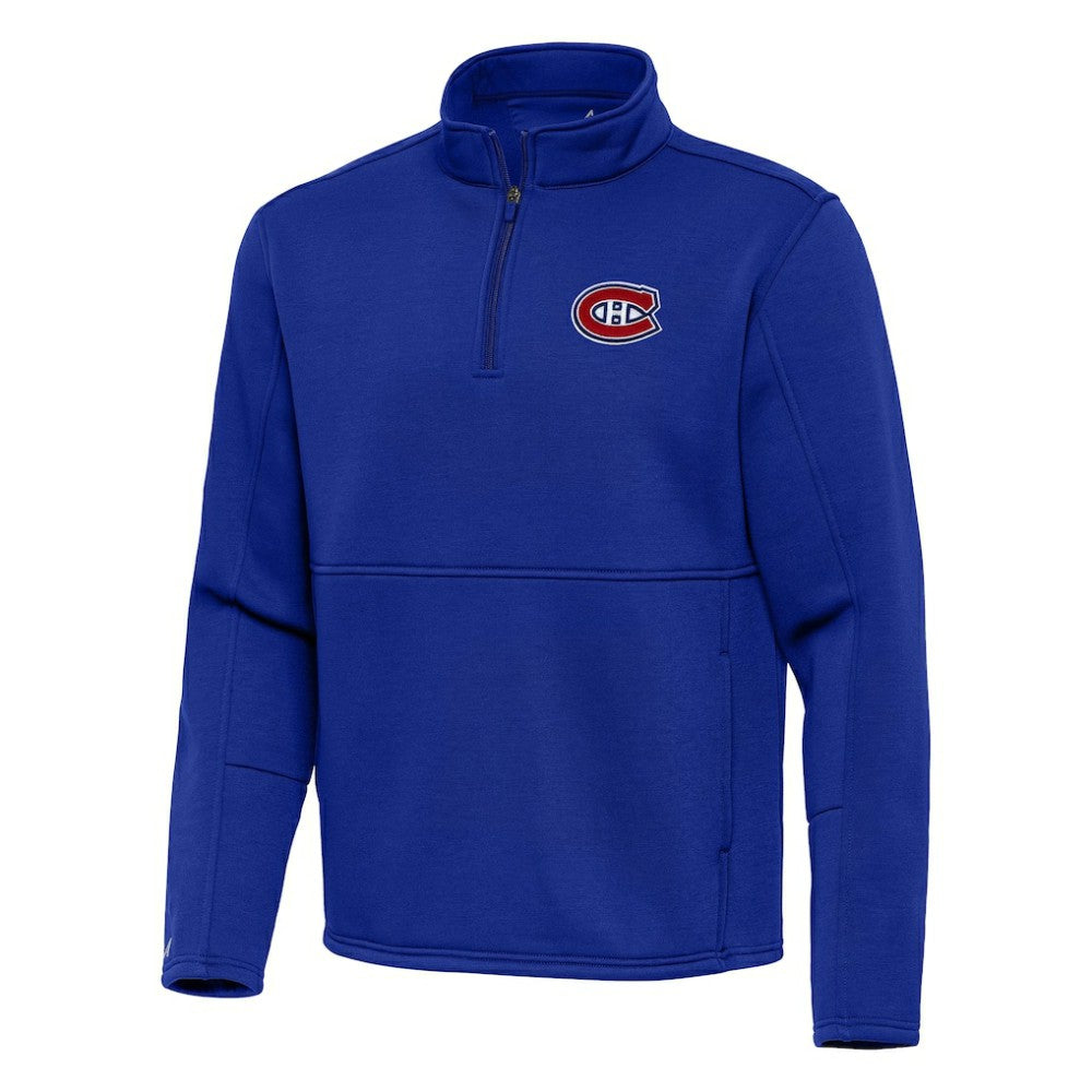 NHL Montreal Canadiens Antigua Twist Quarter-Zip Pullover Jacket