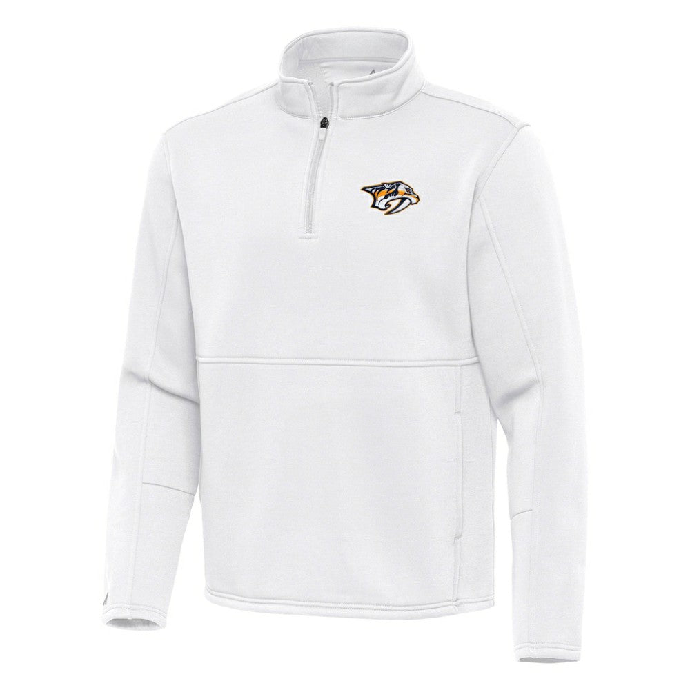 NHL Nashville Predators Antigua Twist Quarter-Zip Pullover Jacket