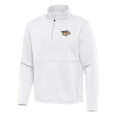 NHL Nashville Predators Antigua Twist Quarter-Zip Pullover Jacket