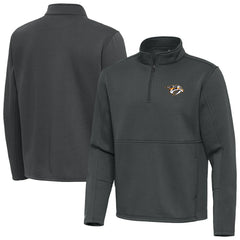 NHL Nashville Predators Antigua Twist Quarter-Zip Pullover Jacket