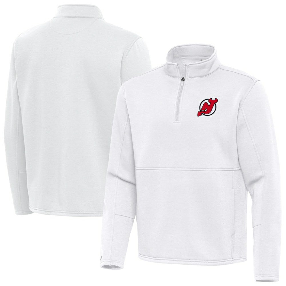 NHL New Jersey Devils Antigua Twist Quarter-Zip Pullover Jacket