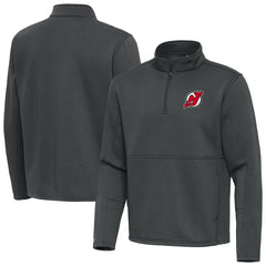 NHL New Jersey Devils Antigua Twist Quarter-Zip Pullover Jacket
