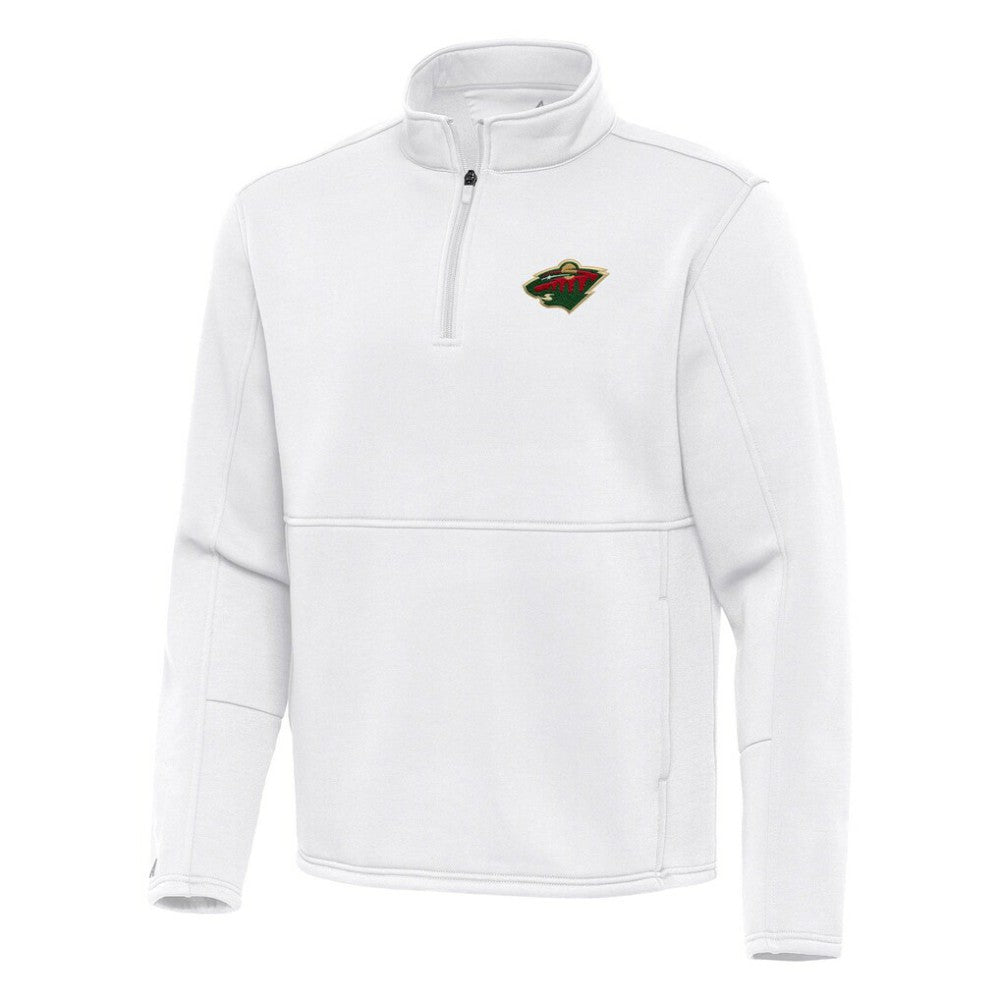 NHL Minnesota Wild Antigua Twist Quarter-Zip Pullover Jacket