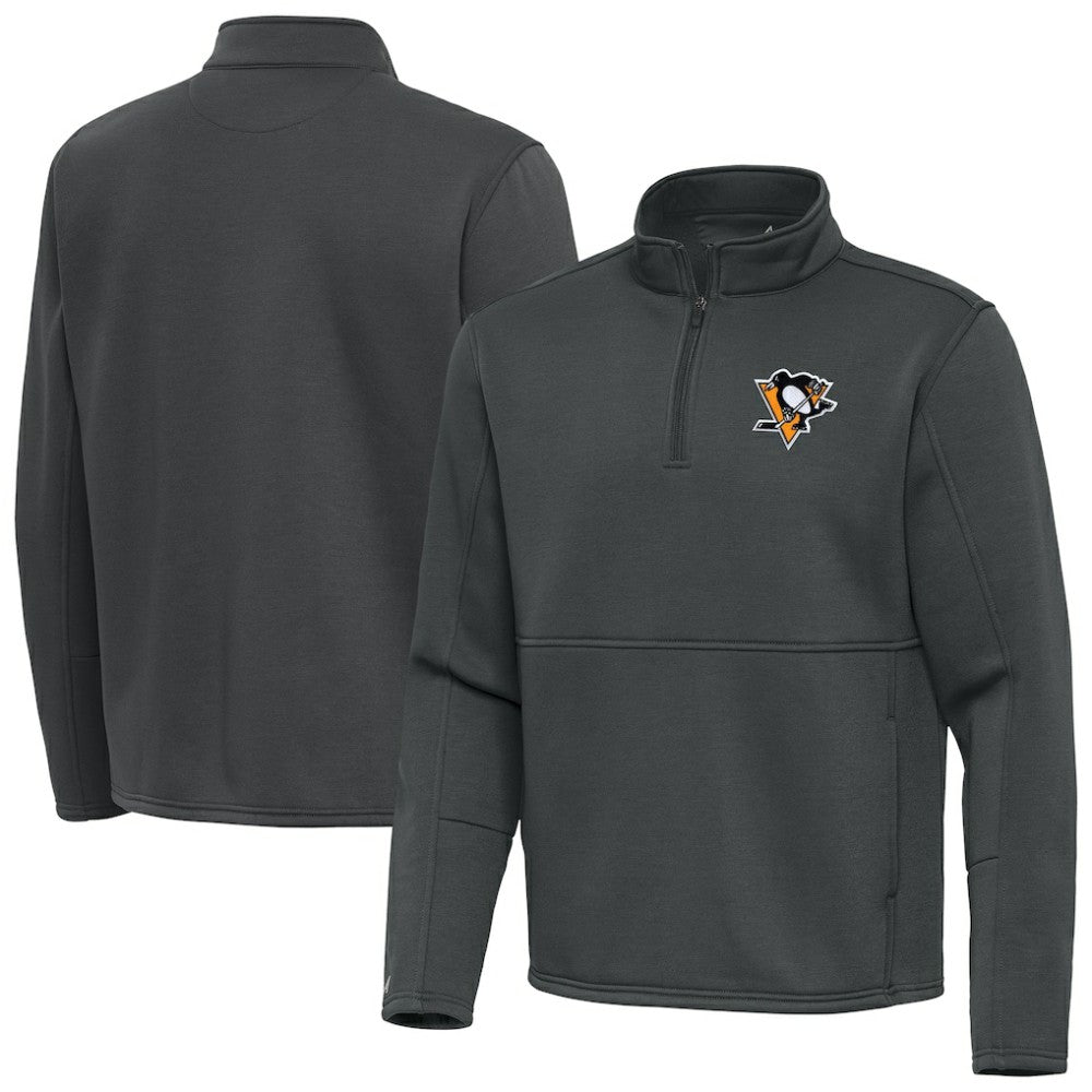 NHL Pittsburgh Penguins Antigua Twist Quarter-Zip Pullover Jacket