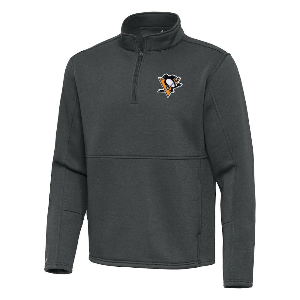 NHL Pittsburgh Penguins Antigua Twist Quarter-Zip Pullover Jacket