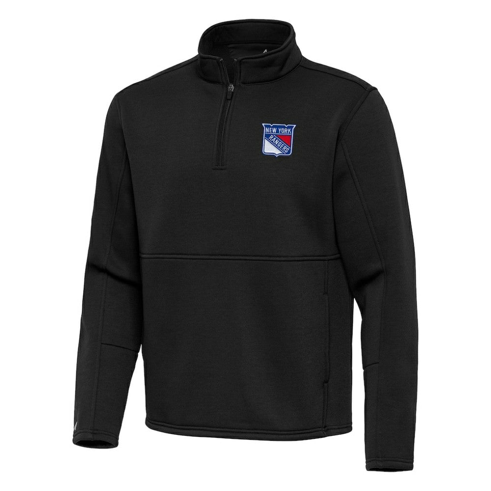 NHL New York Rangers Antigua Twist Quarter-Zip Pullover Jacket