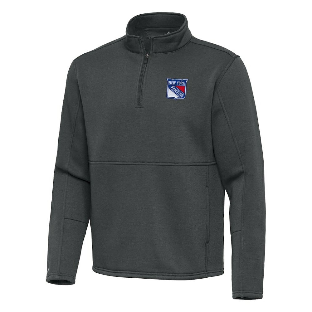 NHL New York Rangers Antigua Twist Quarter-Zip Pullover Jacket