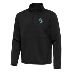 NHL Seattle Kraken Antigua Twist Quarter-Zip Pullover Jacket