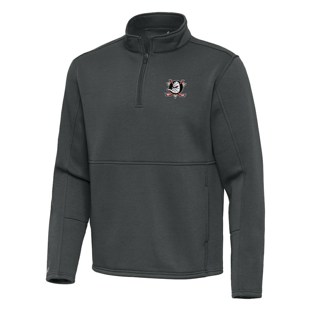 NHL Anaheim Ducks Antigua Twist Quarter-Zip Pullover Jacket