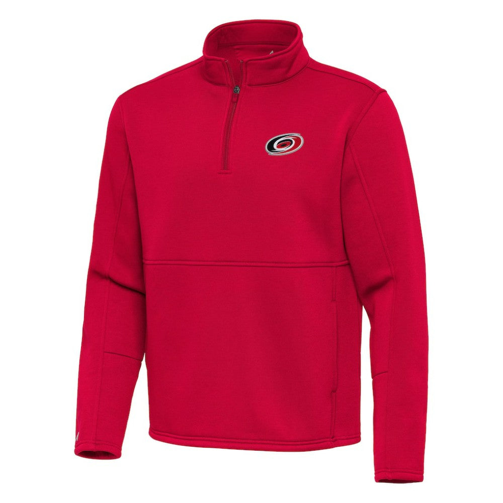 NHL Carolina Hurricanes Antigua Twist Quarter-Zip Pullover Jacket