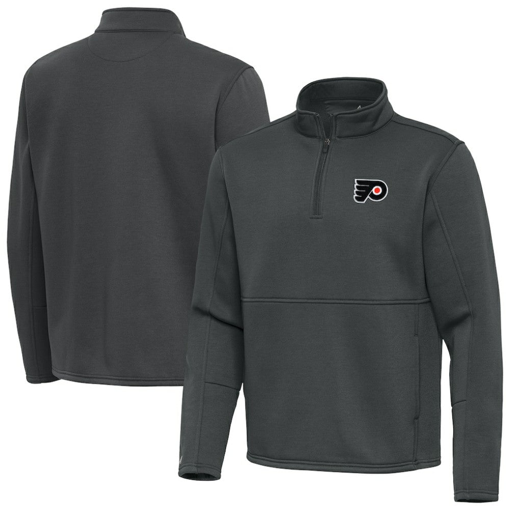 NHL Philadelphia Flyers Antigua Twist Quarter-Zip Pullover Jacket