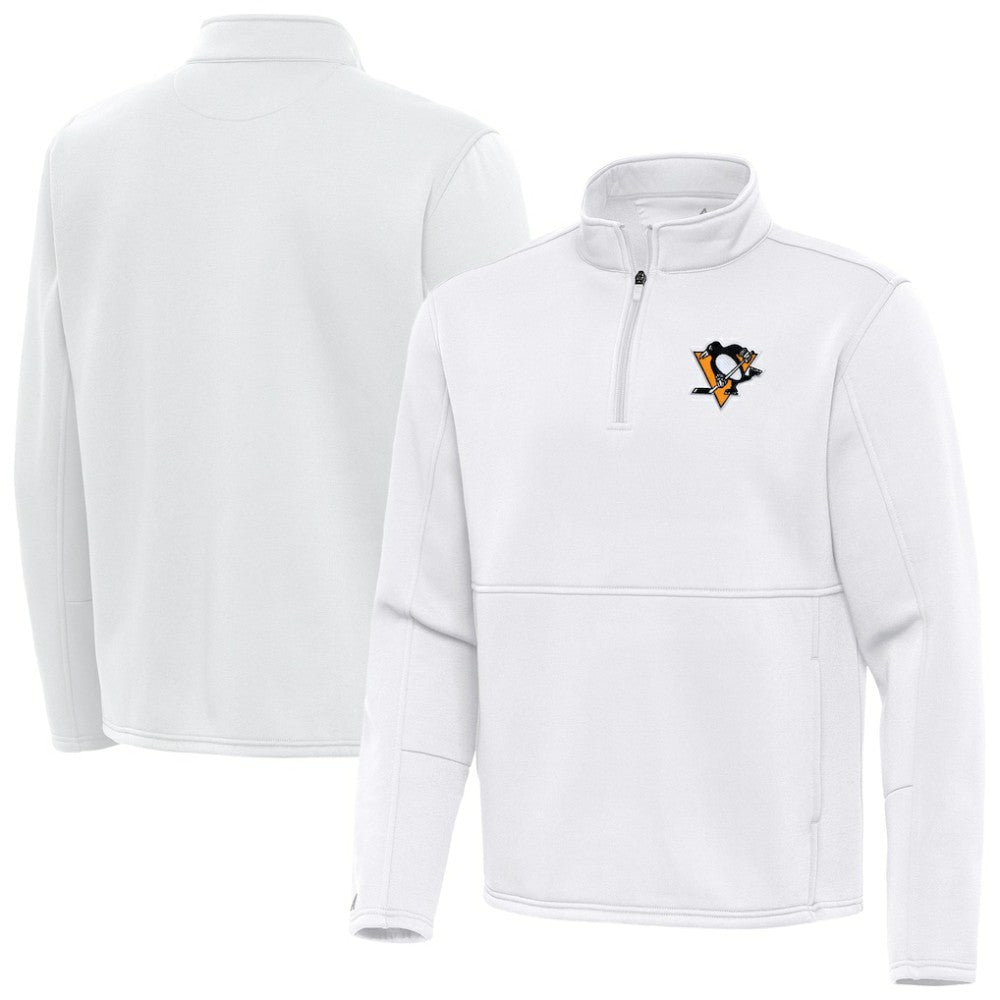 NHL Pittsburgh Penguins Antigua Twist Quarter-Zip Pullover Jacket