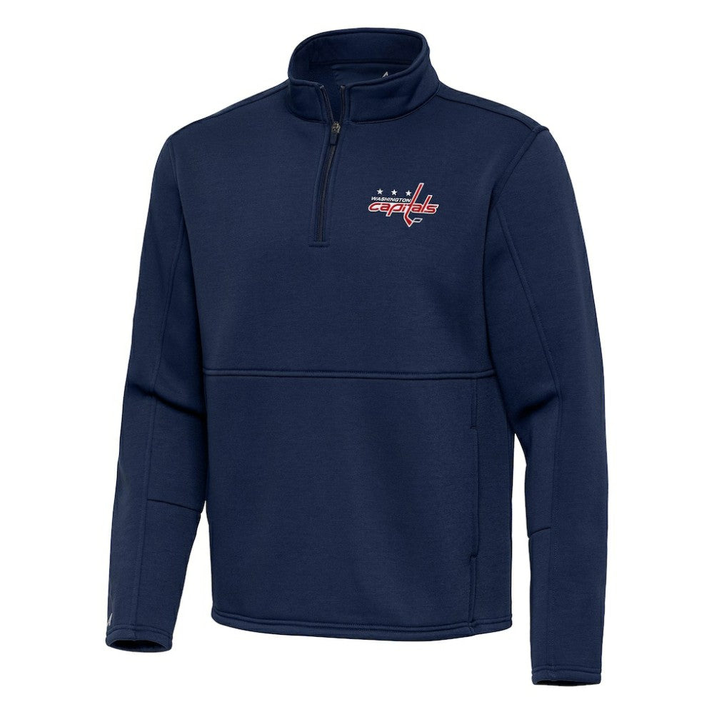 NHL Washington Capitals Antigua Twist Quarter-Zip Pullover Jacket