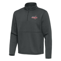 NHL Washington Capitals Antigua Twist Quarter-Zip Pullover Jacket