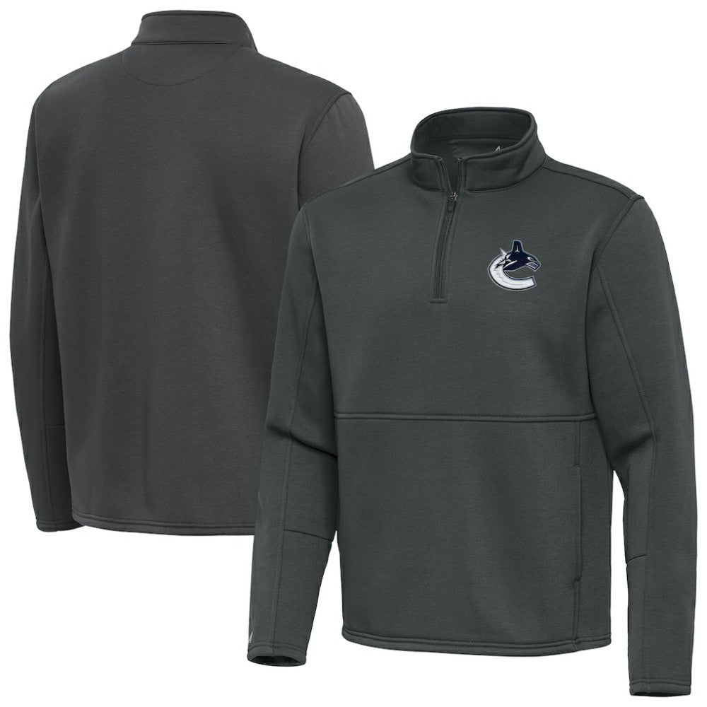 NHL Vancouver Canucks Antigua Twist Quarter-Zip Pullover Jacket