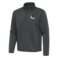 NHL Vancouver Canucks Antigua Twist Quarter-Zip Pullover Jacket