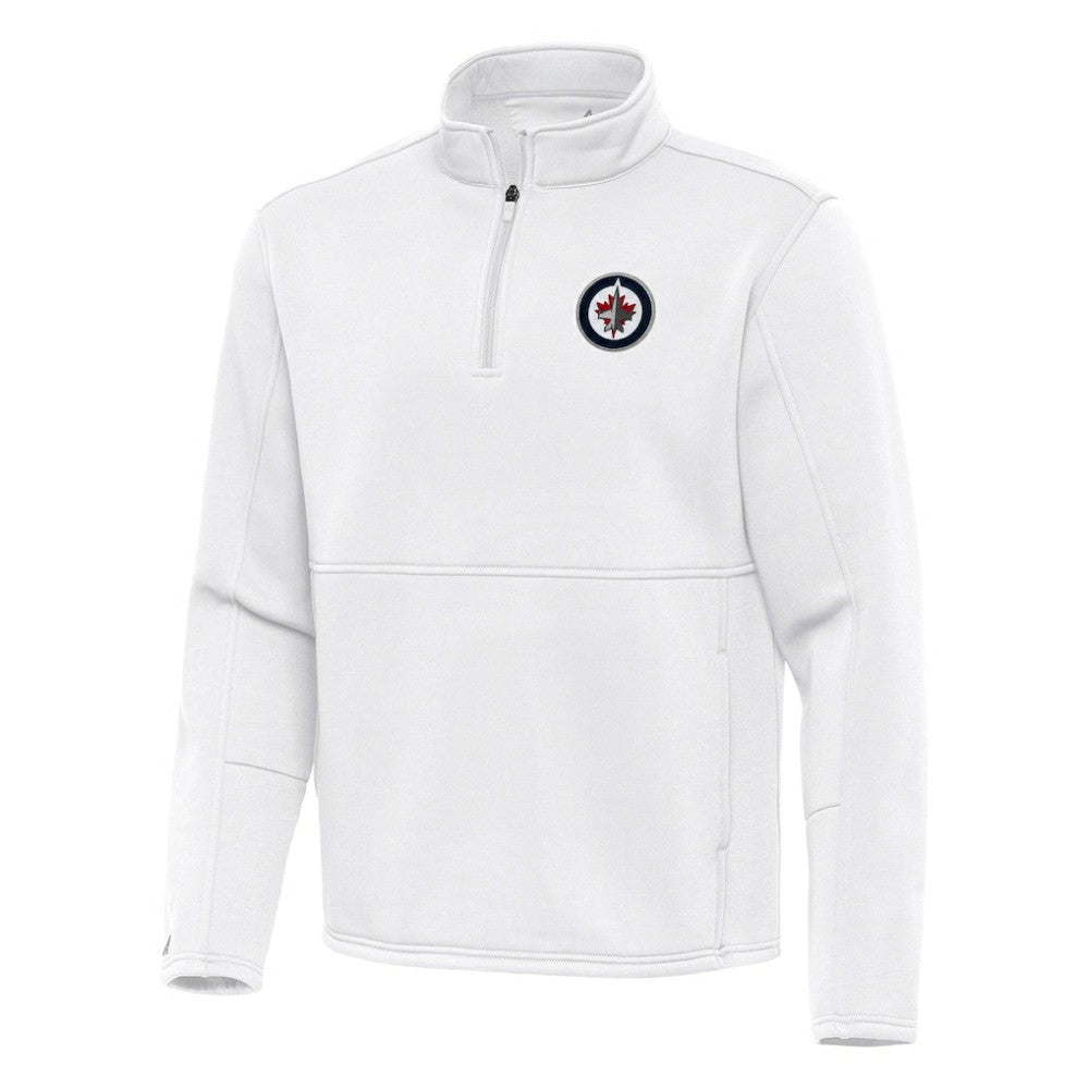 NHL Winnipeg Jets Antigua Twist Quarter-Zip Pullover Jacket