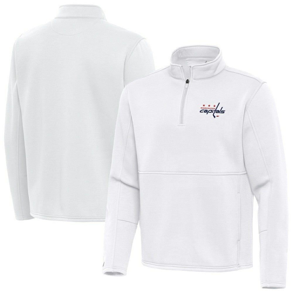 NHL Washington Capitals Antigua Twist Quarter-Zip Pullover Jacket