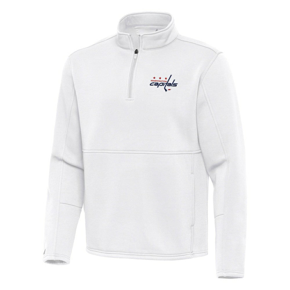 NHL Washington Capitals Antigua Twist Quarter-Zip Pullover Jacket