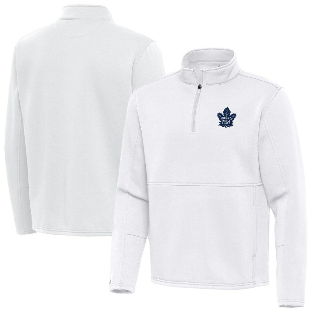 NHL Toronto Maple Leafs Antigua Twist Quarter-Zip Pullover Jacket
