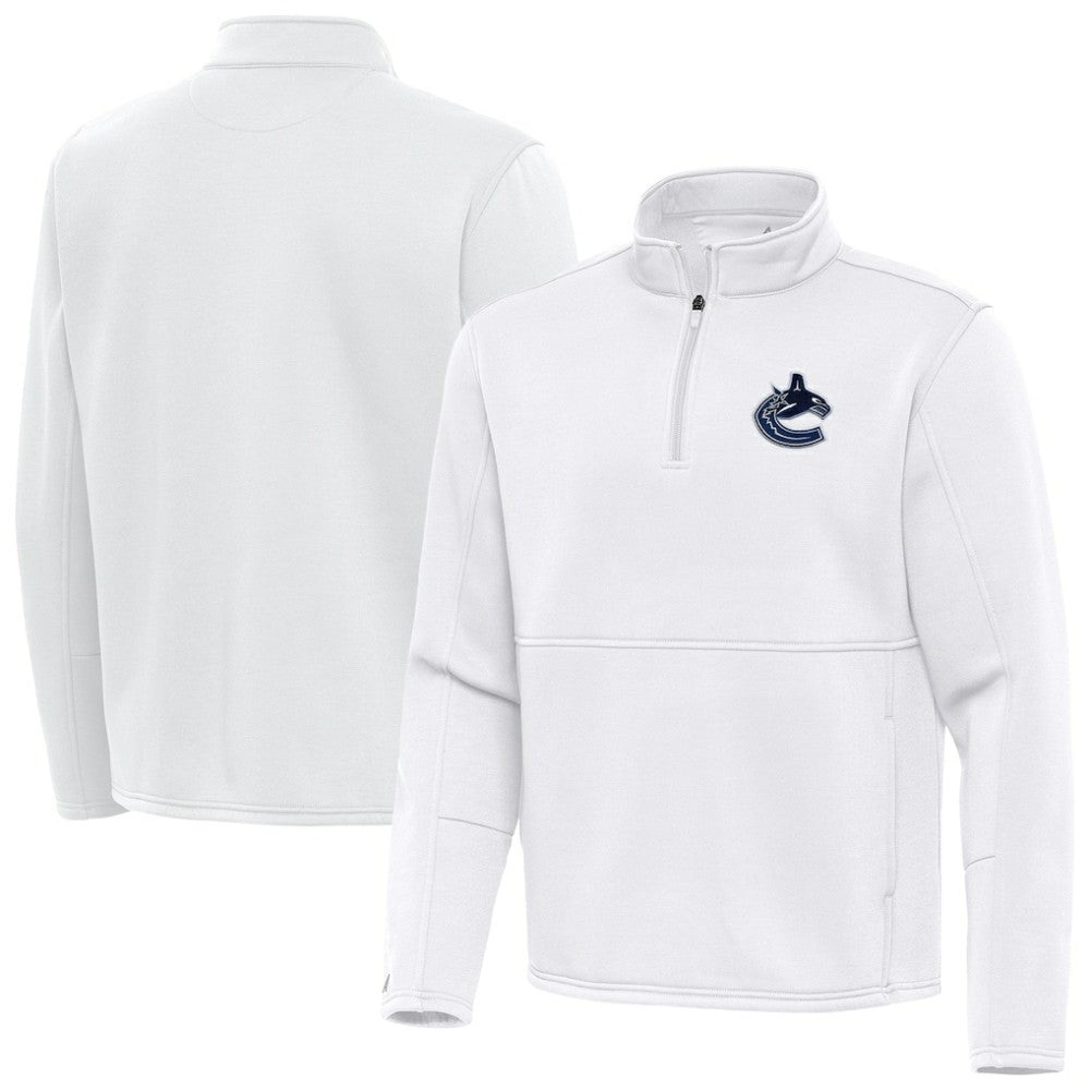 NHL Vancouver Canucks Antigua Twist Quarter-Zip Pullover Jacket