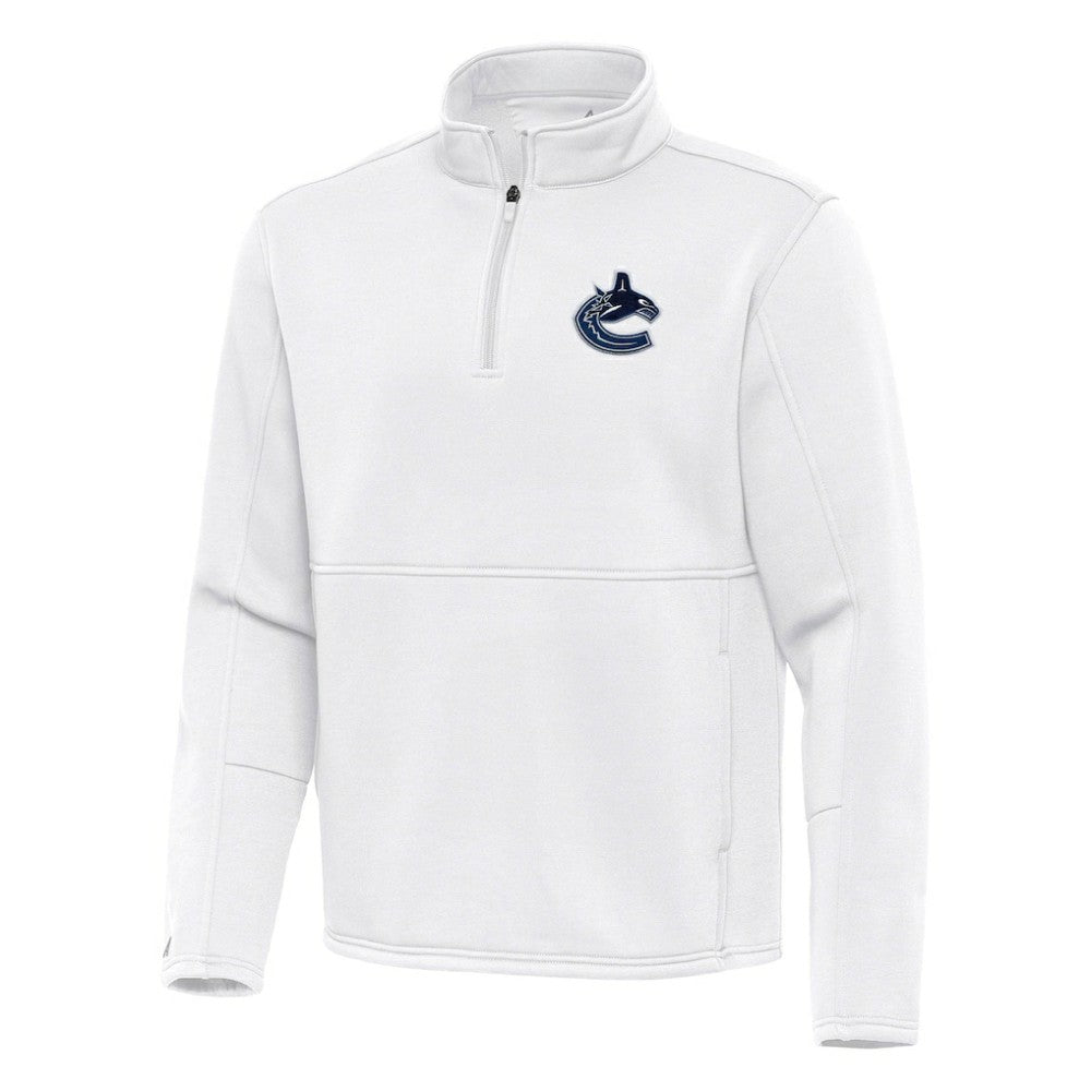 NHL Vancouver Canucks Antigua Twist Quarter-Zip Pullover Jacket