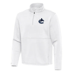 NHL Vancouver Canucks Antigua Twist Quarter-Zip Pullover Jacket