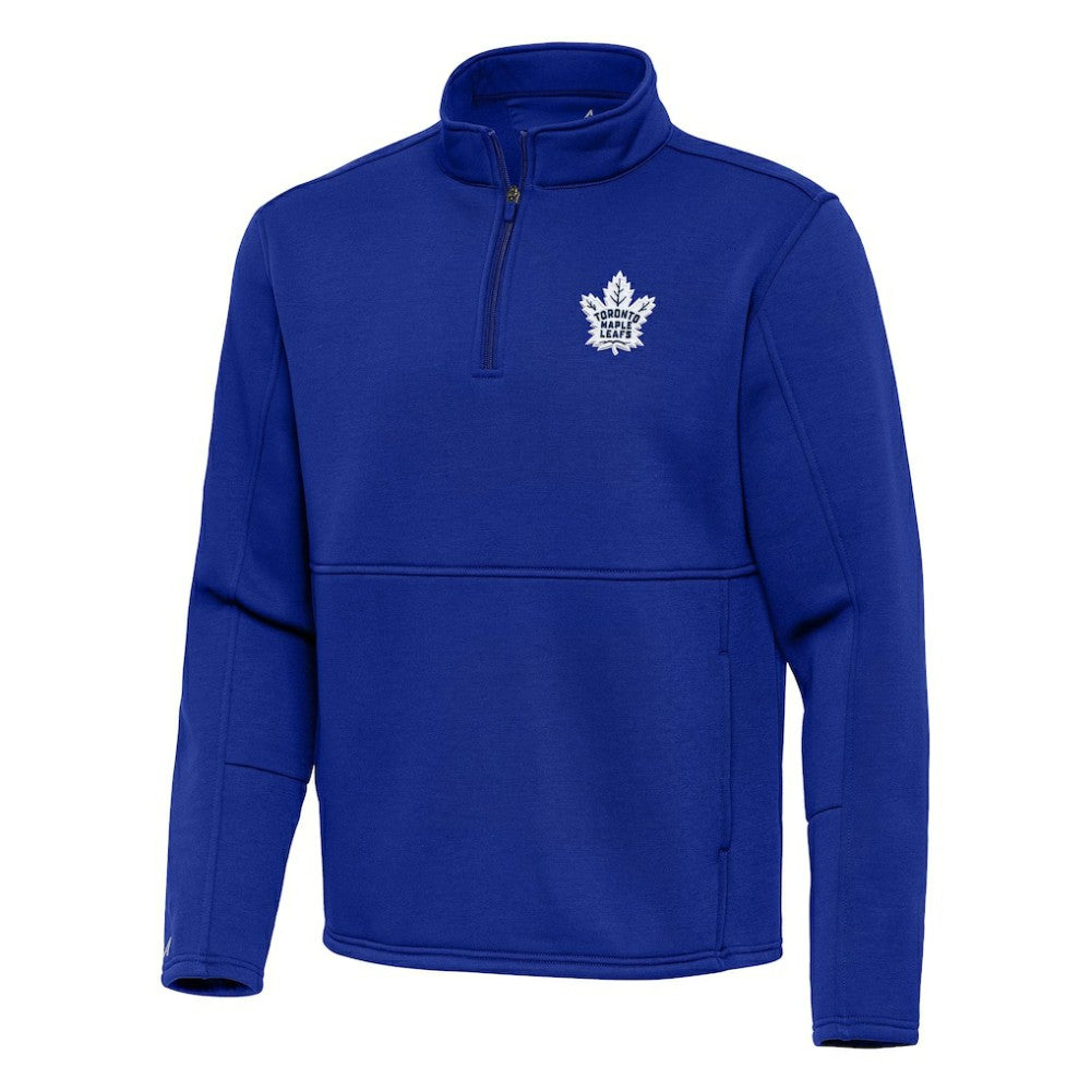 NHL Toronto Maple Leafs Antigua Twist Quarter-Zip Pullover Jacket