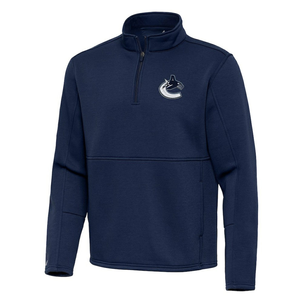 NHL Vancouver Canucks Antigua Twist Quarter-Zip Pullover Jacket