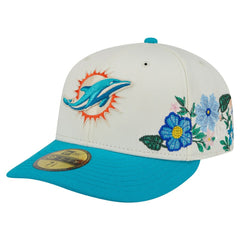 Tonal Floral 59FIFTY Fitted Hat - Miami Dolphins Hats